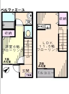 ベルファミーユの間取り