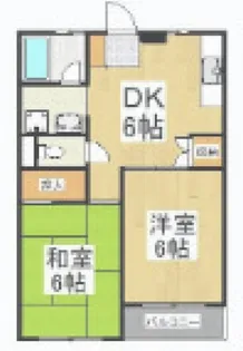 グリーンヴィレッジ【3階】の間取り