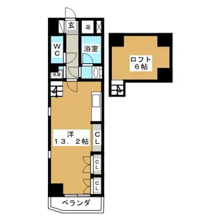 Add Wistaria 1【2階】の間取り