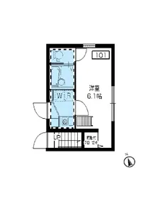 バーミープレイス永福町【1階】の間取り