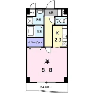 アルバ・美合【1階】の間取り