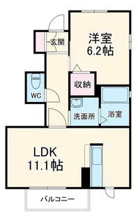アーバン湘南【1階】の間取り