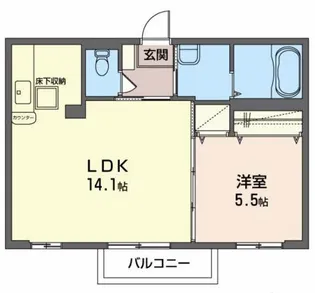 ウィルクレールIII【1階】の間取り