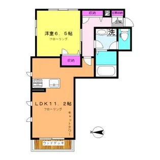 モンレーヴ青葉台【1階】の間取り