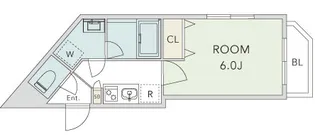 パークヒル本世田谷【3階】の間取り