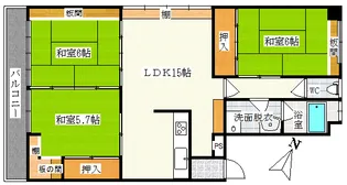 北栄ビル【3階】の間取り