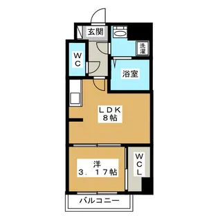 ウッドレスト柏【3階】の間取り