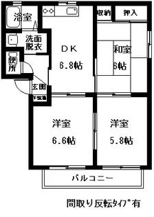 オーガスタ【1階】の間取り