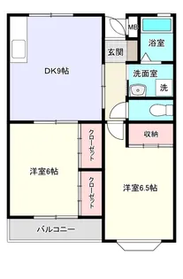 イーストハイツ【1階】の間取り
