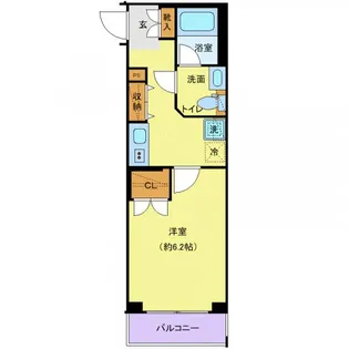 プレール・ドゥーク中野富士見町II【3階】の間取り