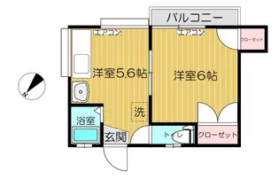 ハイツアイリス【2階】の間取り