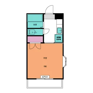 郡山ハイツ【3階】の間取り