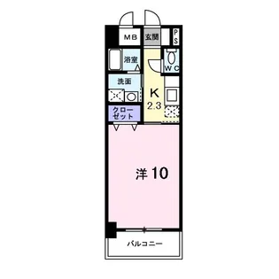 広島県広島市東区戸坂くるめ木2【マンション】の間取り