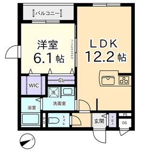 メゾンサブリナII【2階】の間取り