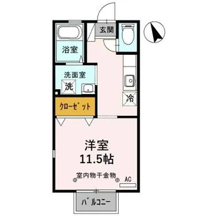 コンソラトゥール【2階】の間取り