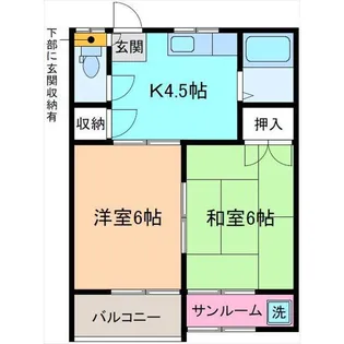 メゾンT3【2階】の間取り