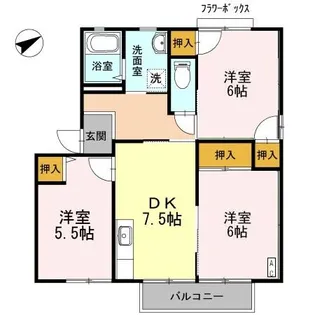 ディアス池田I【2階】の間取り