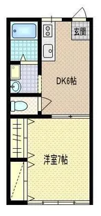 プチキャリコII【2階】の間取り