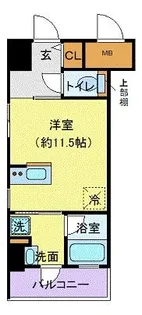 リーフコンフォート本厚木【11階】の間取り