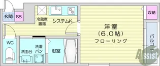 アーバン清水沼【1階】の間取り