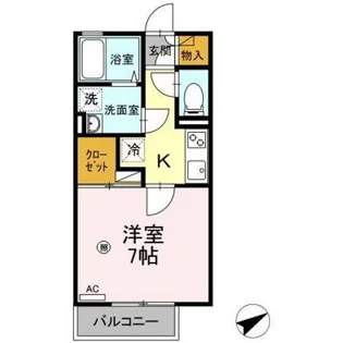 コンフォール玖波【2階】の間取り
