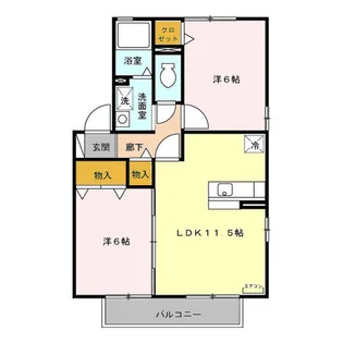 フェニックスF【1階】の間取り
