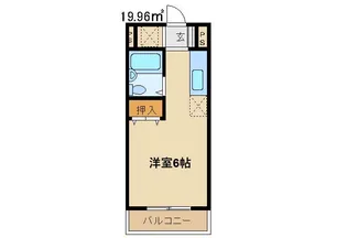 エステートピア夕雨【1階】の間取り