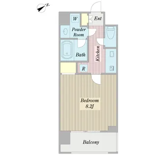 1Kの間取り画像