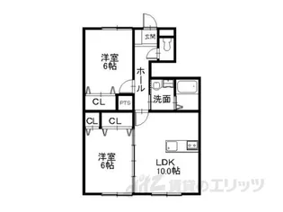 ボナールゲート【2階】の間取り