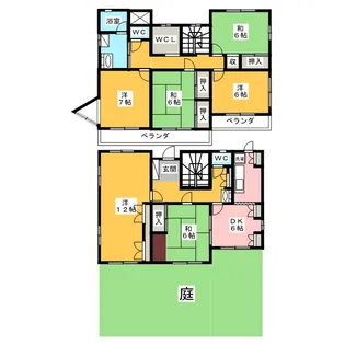 東京都八王子市めじろ台1【一戸建】の間取り