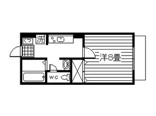 モナリエプライズA【1階】の間取り
