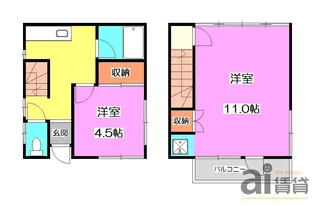 埼玉県所沢市小手指南2【一戸建】の間取り