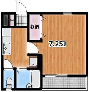 ミレニアムハイツ【1階】の間取り