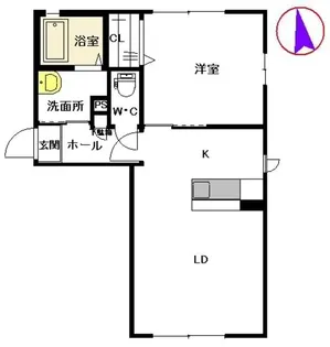 フランファス【1階】の間取り