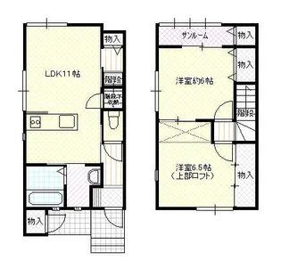 ファイン上飯野A棟【2階】の間取り