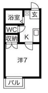 ビューパレス長町【2階】の間取り