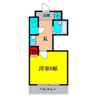 大阪府大阪市東淀川区下新庄4【マンション】の間取り