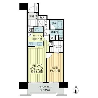 埼玉県さいたま市大宮区大門町3【マンション】の間取り