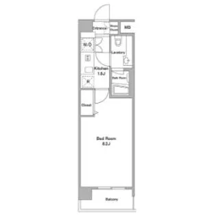 BPRレジデンス代々木初台【3階】の間取り