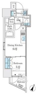 東京都千代田区神田神保町1【マンション】の間取り