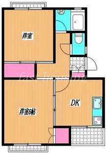 第一大平コーポ【1階】の間取り
