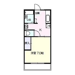 ロイヤルサンシーズC棟【2階】の間取り
