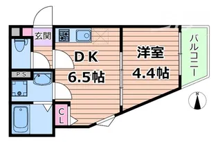 ART KISHIBE NORTH【3階】の間取り