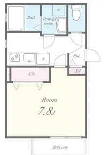 メゾン・ド・F【1階】の間取り