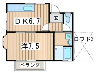 コ-ポK-2【2階】の間取り