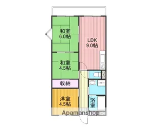 アメニティKS パートI【3階】の間取り