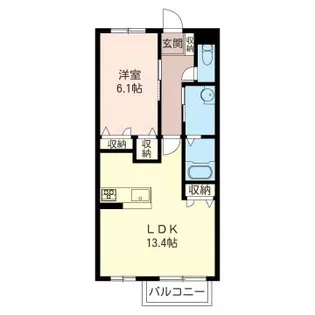 シルフィードA【2階】の間取り