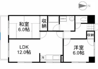 グランデュール東古松【2階】の間取り
