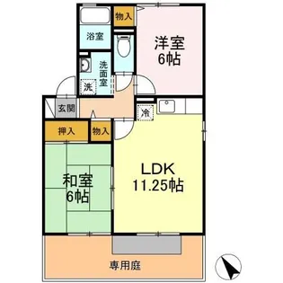 エンゼルハイム C棟【1階】の間取り