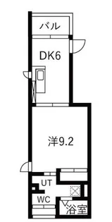 プラシード戸越【4階】の間取り